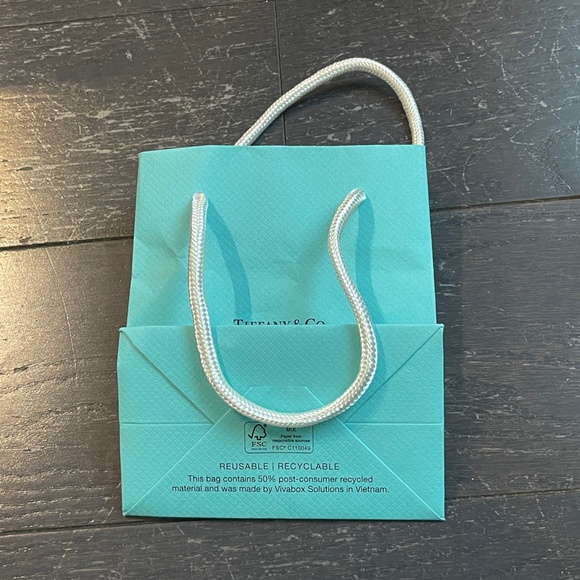 Tiffany & Co Empty Blue Engagement Ring Box+Outer Box+Shopping Bag - Picture 10 of 11
